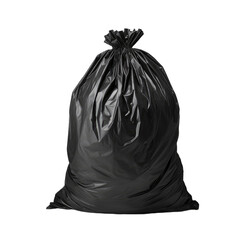 Naklejka premium Close up garbage bag isolated on transparent background