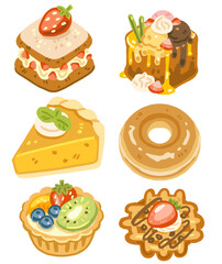 set of sweets