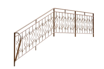 Iron banisters, railing