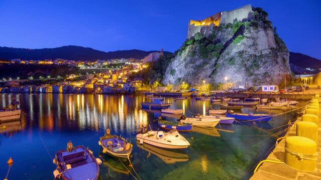 Scilla, Italy cityscape in Reggio Calabria in the Port