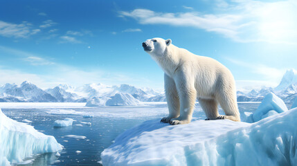 Polar Bear - obrazy, fototapety, plakaty