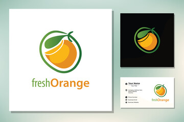 Slice of Lemon Lime Grapefruit Citrus with basket gift logo design inspiration