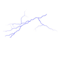 Fototapeta na wymiar Lightning Overlays with purple color, hand drawn, Lightning set