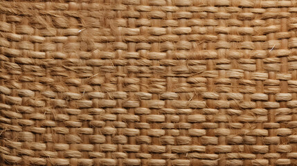 Brown sackcloth texture or background and empty space generativ ai