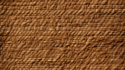 Brown sackcloth texture or background and empty space generativ ai