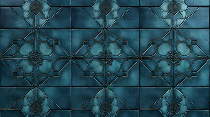 Slate tile ceramic, seamless texture square dark gray generativ ai