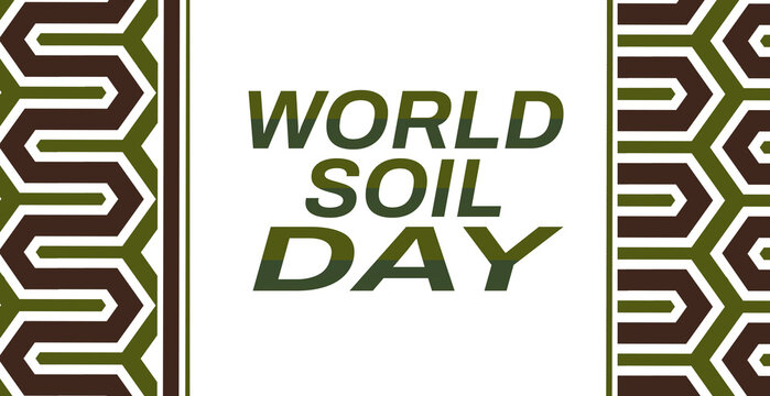 World Soil Day (WSD) is held annually on 5 December banner background international day to celebrate soil template illustration