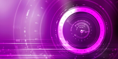 Fingerprint Scanning Technology Concept 2d Illustration