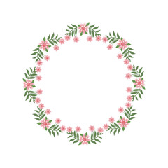 Floral Circle Decorations, Vector Designs