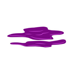 Puddle liquid cartoon illustration