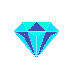diamond icon isolated on transparent backgrounds 