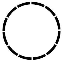 strip circle frame border icon