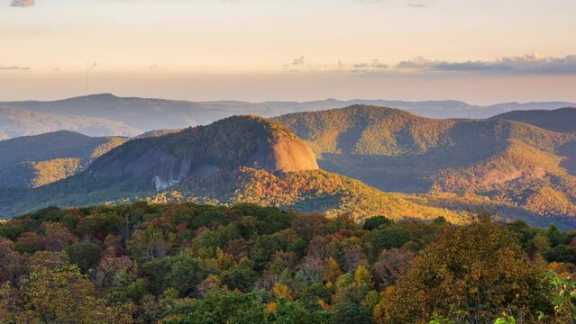 Pisgah National Forest, North Carolina, USA at Looking Glass Rock