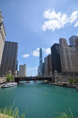 Fototapeta na wymiar Chicago River Kayak