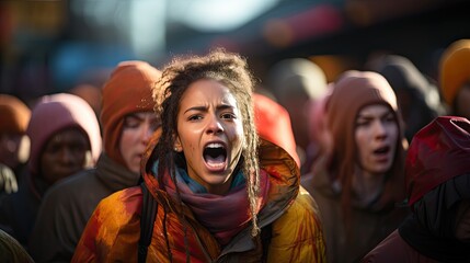 activists protesting