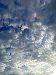 blue sky with clouds
