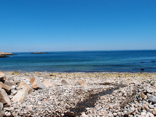 Tranquil Beachscape at Back Beach Landing, Rockport, Maine