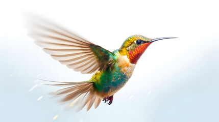 hummingbird in flight