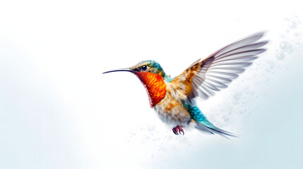 hummingbird in flight