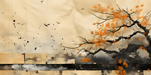 background with tree
