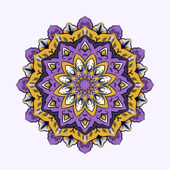 Vector decorative luxury background mandala template