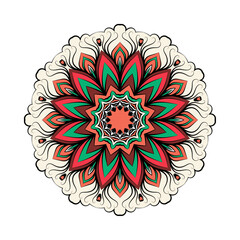 Colorful floral background design