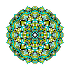 Colorful floral background design