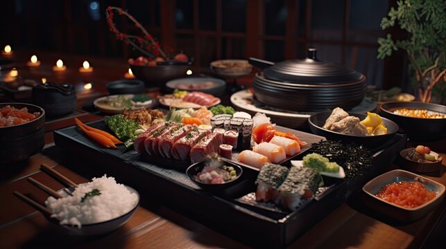 amazing photo of japanese food highly detailed