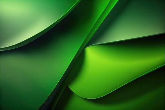 a close up of a green background with wavy lines and curves in the center of the image, with a black background and a white border at the bottom corner of the image and bottom corner of the.