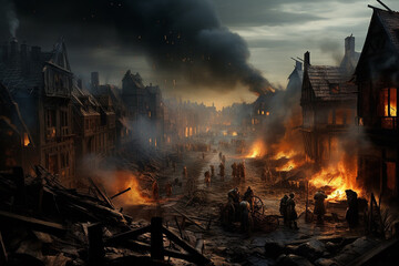 Modern City Center: From Civil War to Disaster and Fire