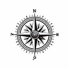 compass rose vector