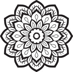 Vector mandala design, illustration mandala, coloring pages vector, Laser Cut Files