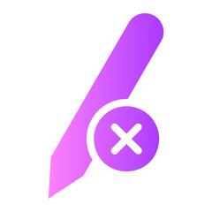 Obraz premium delete symbol icon