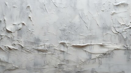 Obraz premium Paint Texture in light gray Colors with visible Brush Strokes. Artistic Background on a concrete Wall. 