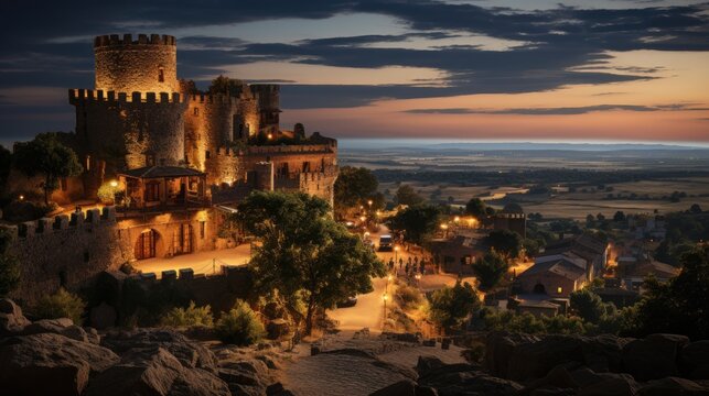 amazing photo of Cáceres Spain highlyview of notre dame cathedral