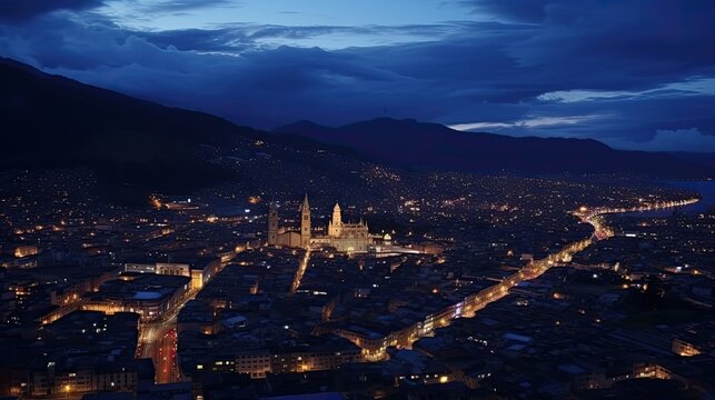 an amazing photo of Quito Ecuador highly