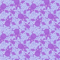 Cartoon seamless Halloween bats pattern for wrapping paper and fabrics and linens and kids accessories