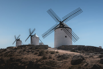 Windmills at Cerro Calderico - Consuegra, Castilla-La Mancha, Spain