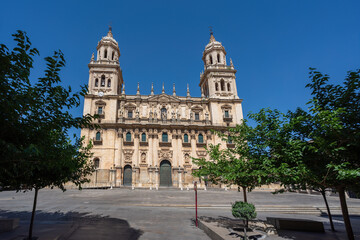 Fototapeta na wymiar Jaen Cathedral - Jaen, Spain