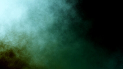 heavy dark fog or smoke on black background