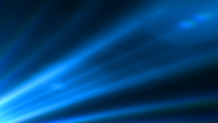 Fototapeta premium Dark empty scene, blue neon searchlight light