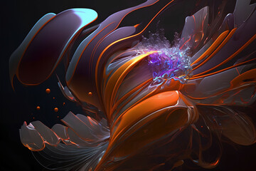 3d rendering, abstract background, futuristic shape, computer generated images