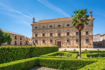 Cadenas Palace (Vazquez de Molina Palace) at Plaza Vasquez de Molina Square - Ubeda, Jaen, Spain © diegograndi