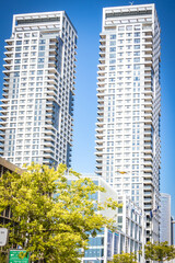 modern skyline of Tel Aviv, Israel, skyscrapers, urban, Middle East