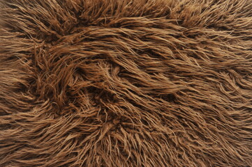 textura de pelo marron 