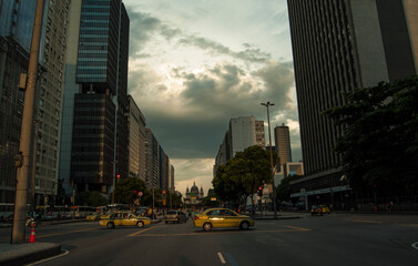 Fototapeta na wymiar Avenue Rio de Janeiro, Brésil 