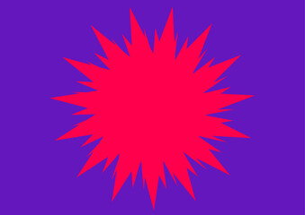 red star burst