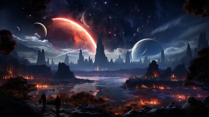 ファンタジー風景