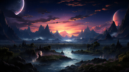 ファンタジー風景