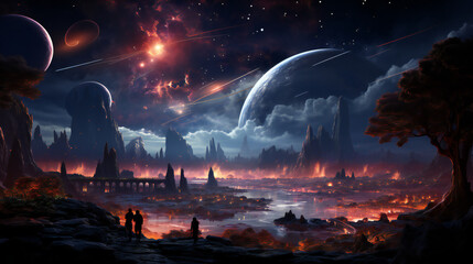 ファンタジー風景